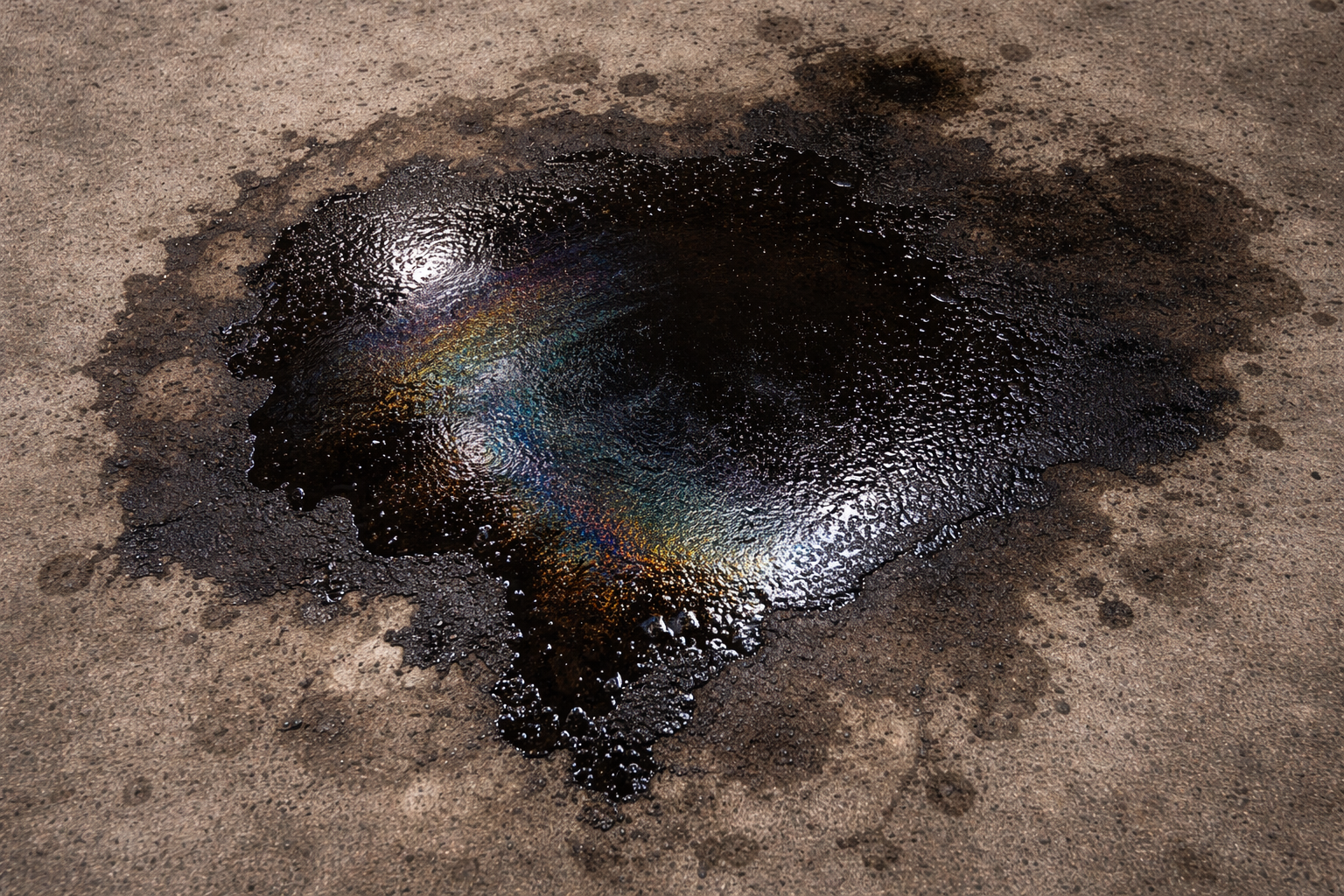 Floor staining — lift bay 3